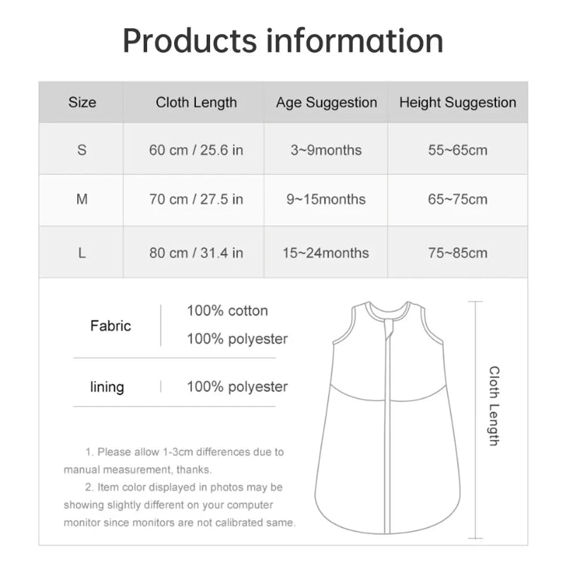 Baby Cotton Sleeping Bag