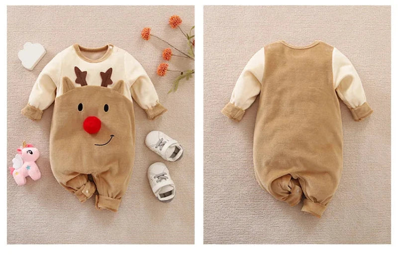 Comfortable Christmas Baby Jumpsuit