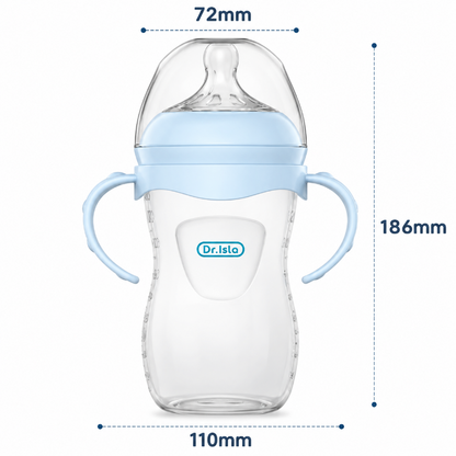 Baby Bottle 330ml BPA-Free Soft Silicone Easy Grip
