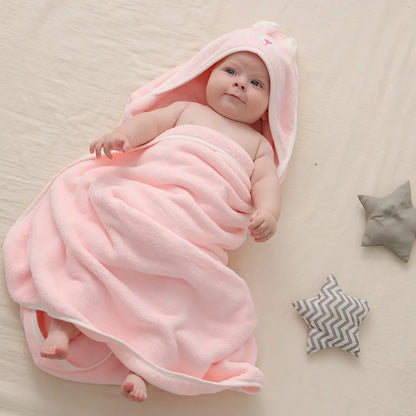 Baby Hooded Towel - Soft Cotton Bath Towel