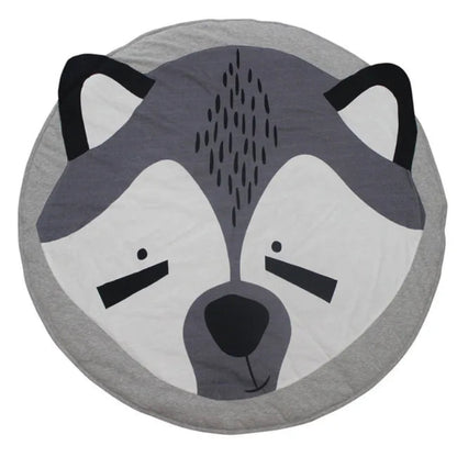 New Cotton Round three-dimensional animal carpet game blanket baby crawling mat baby crawling mat game house decoration