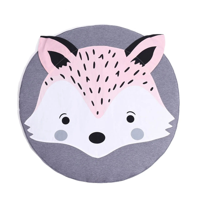 New Cotton Round three-dimensional animal carpet game blanket baby crawling mat baby crawling mat game house decoration