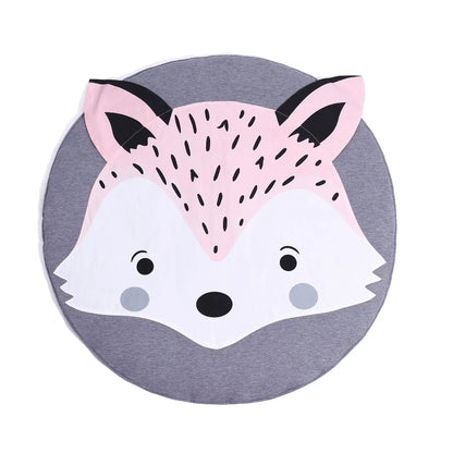 New Cotton Round three-dimensional animal carpet game blanket baby crawling mat baby crawling mat game house decoration