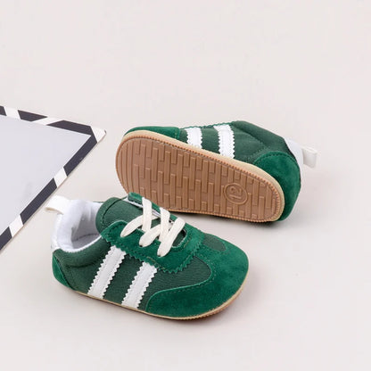 Hot Selling Baby Casual Sports Shoes Spring and Autumn Girls and Boys High Quality PVC Sole Anti Slip Prewalker Shoes BLS4034
