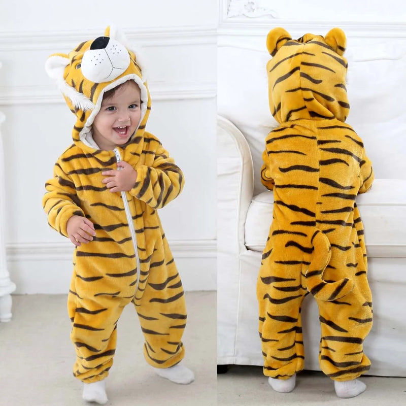 Baby Warm Animal Romper