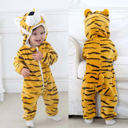 Baby Warm Animal Romper
