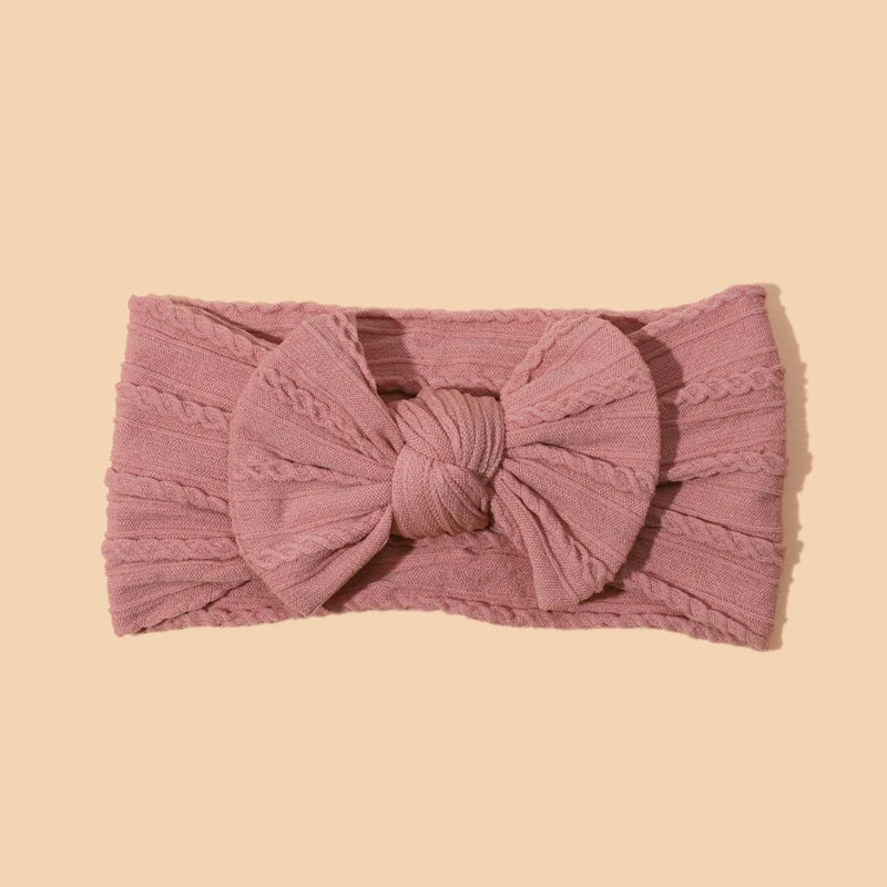 1pcs Bow Baby Head Band for Children Print Baby Headbands Newborn Cable Headband Turban Kids Headwear Baby Hair Accessories Girl