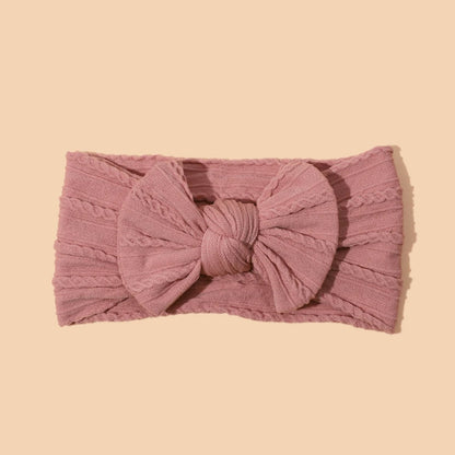 1pcs Bow Baby Head Band for Children Print Baby Headbands Newborn Cable Headband Turban Kids Headwear Baby Hair Accessories Girl