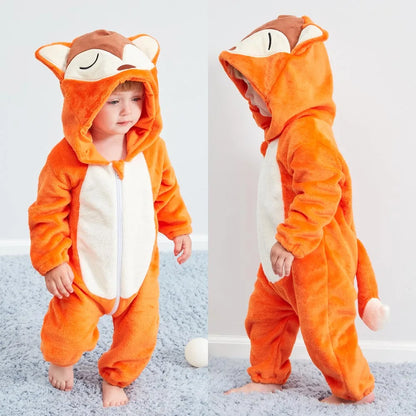 Baby Warm Animal Romper