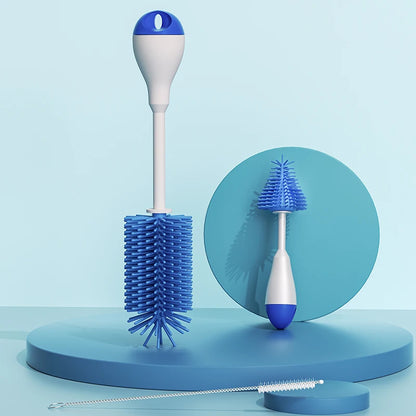 Silicone Baby Bottle Cleaning Brush Set