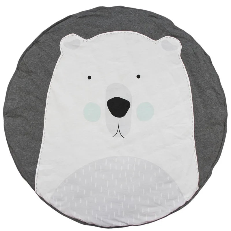 New Cotton Round three-dimensional animal carpet game blanket baby crawling mat baby crawling mat game house decoration