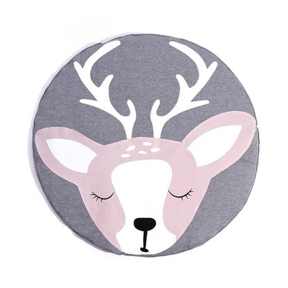 New Cotton Round three-dimensional animal carpet game blanket baby crawling mat baby crawling mat game house decoration