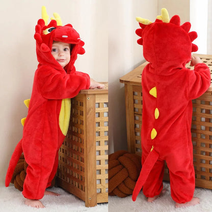 Baby Warm Animal Romper