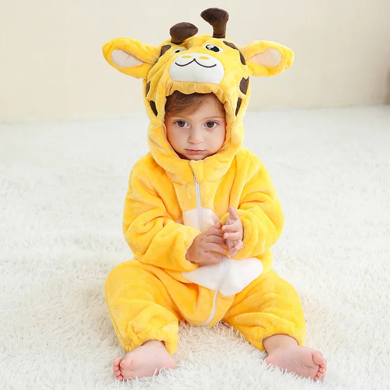 Baby Warm Animal Romper