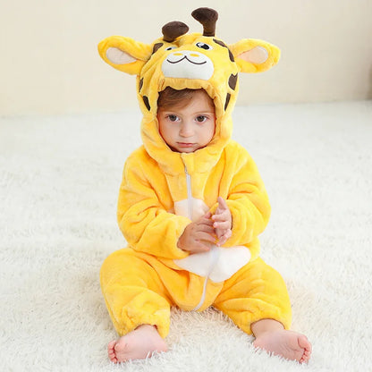 Baby Warm Animal Romper