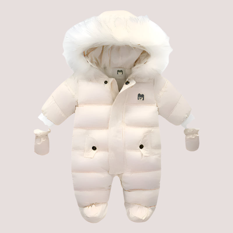 Ircomll Thick Warm Infant Baby Jumpsuit Hooded Inside Fleece Boy Girl Winter Autumn Overalls Children Outerwear Kids Snowsuit