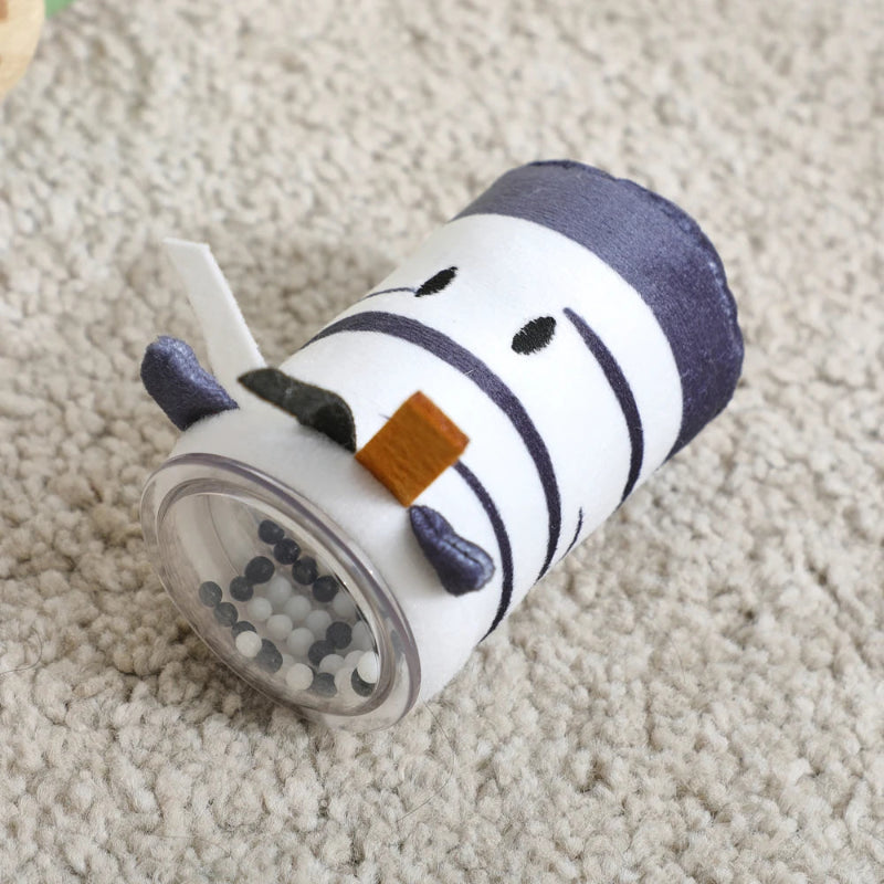 Baby Montessori Toy Plush Barn with Farm Animals Musical Touch Sensory Toys Portable Baby Farmhouse Cognition Toy for Infants