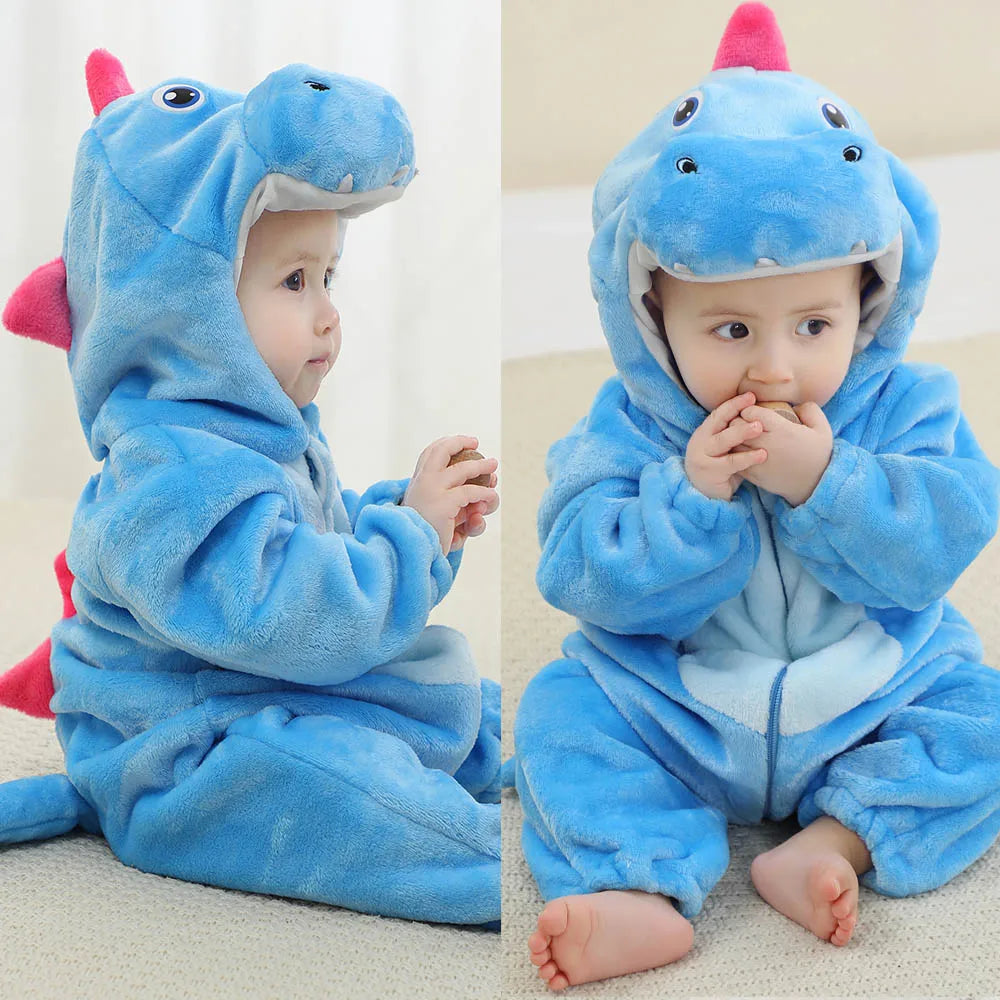 Baby Warm Animal Romper