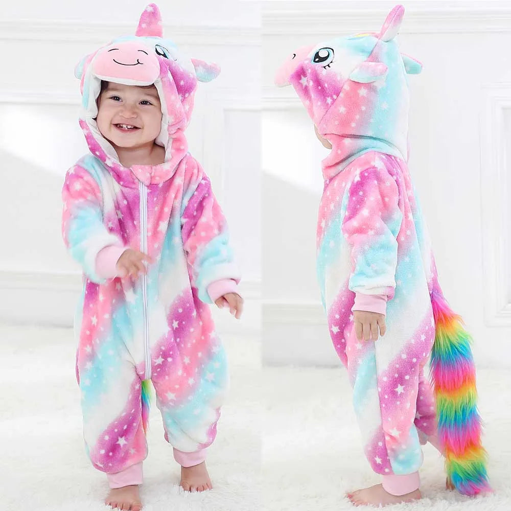Baby Warm Animal Romper