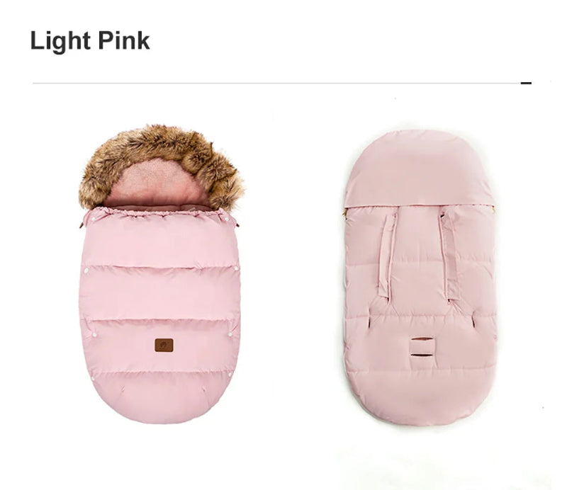 0-24Months Baby Carriage Sack Winter Warm Thicker Envelope For Discharge Stroller Footmuff Universal Pram Cover Accessories