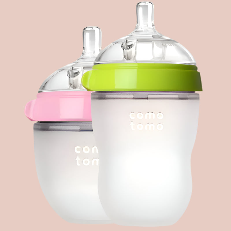Silicone Baby Bottle Set