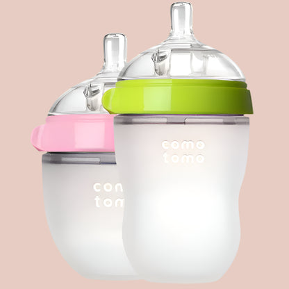 Silicone Baby Bottle Set