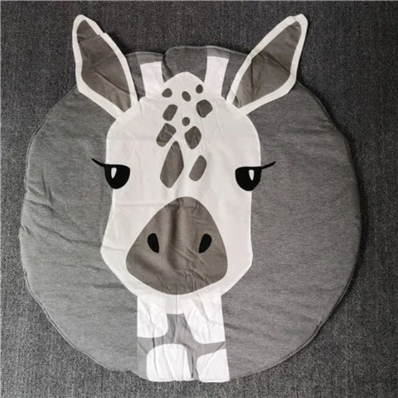 New Cotton Round three-dimensional animal carpet game blanket baby crawling mat baby crawling mat game house decoration