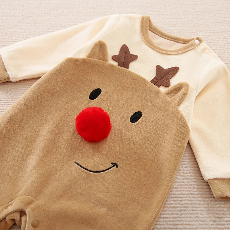 Comfortable Christmas Baby Jumpsuit