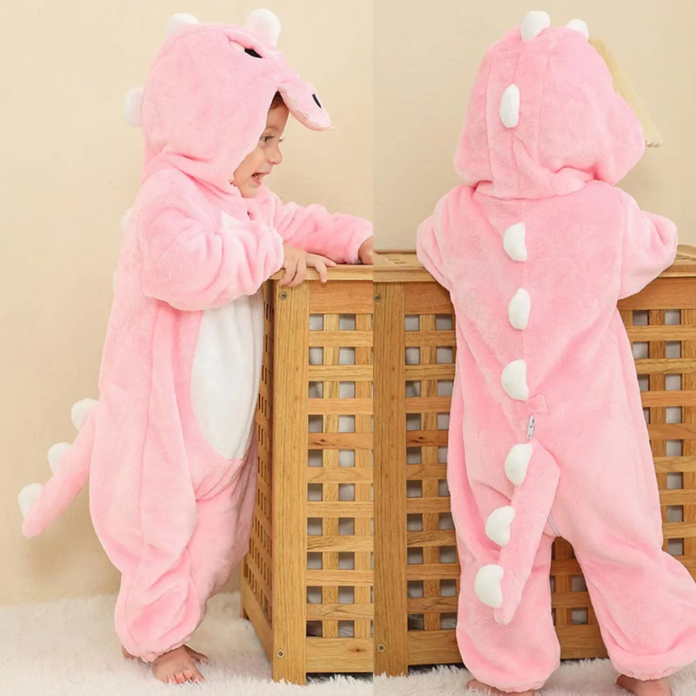 Baby Warm Animal Romper