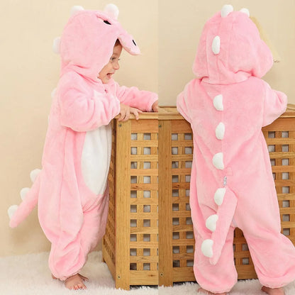 Baby Warm Animal Romper