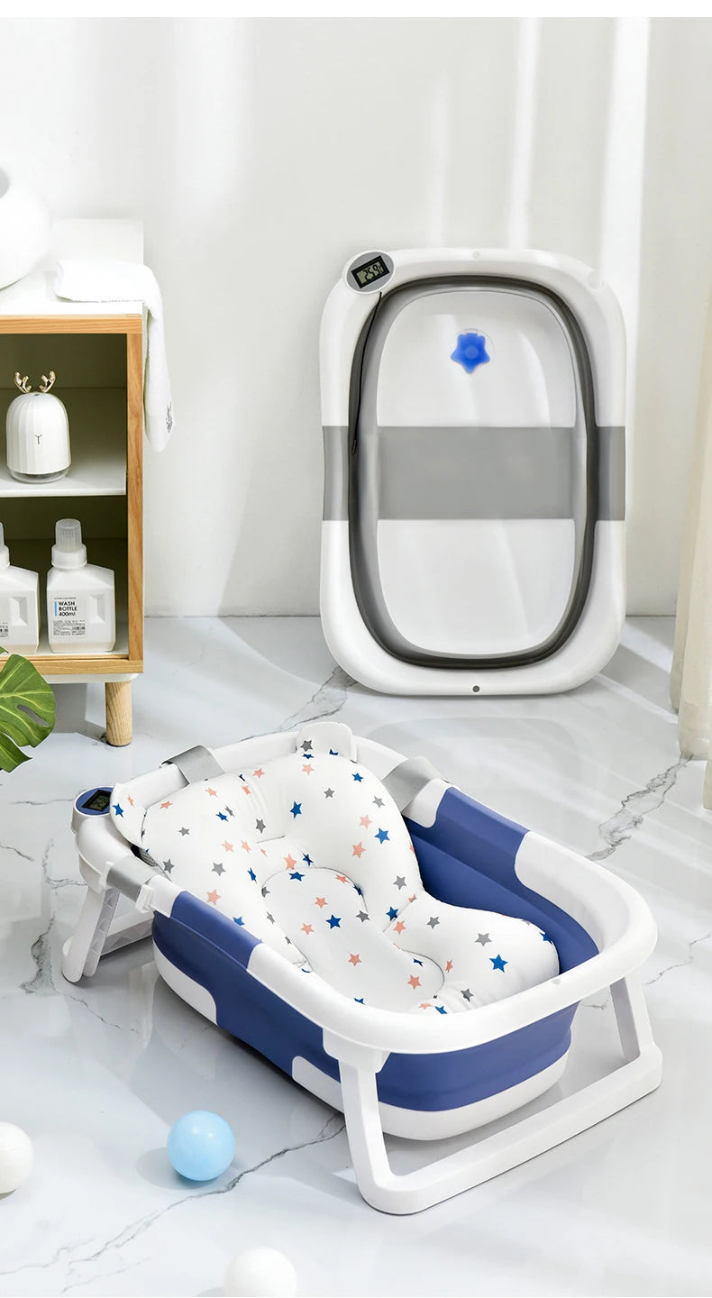 Portable Baby Bathtub Temperature Sensing