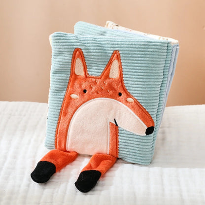Baby Toys Cloth Book Infant Early Educational Baby 0 12 Months Sensory Toys Soft Books Toys Fluffy Cartoon Elephant Books Toys