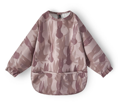 New Children Feeding Aprons Long sleeve Baby bib with Pocket Full Cover Baby Bibs with Pocket waterproof long sleeve bibs