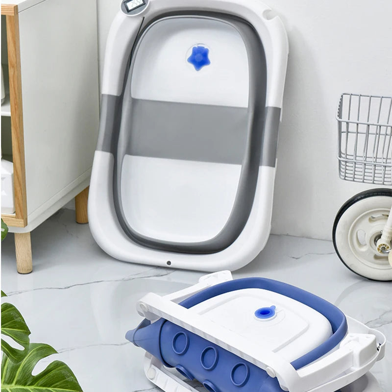 Portable Baby Bathtub Temperature Sensing