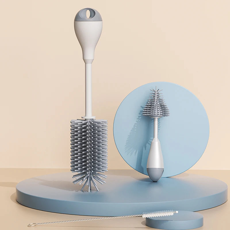 Silicone Baby Bottle Cleaning Brush Set