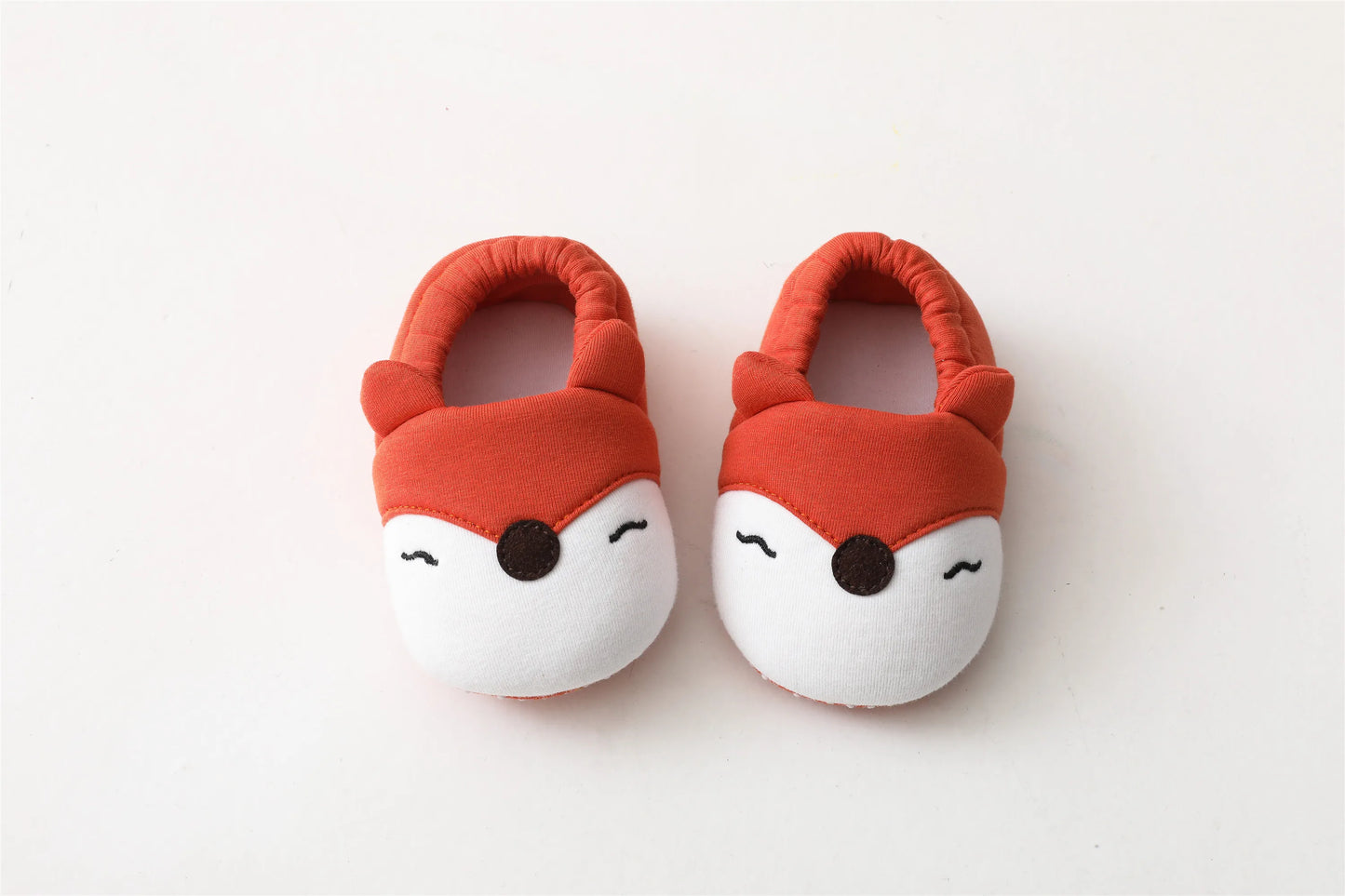 Cartoon Animals Pattern Newborn Socks Shoes Toddler Boys Girls Non-slip Crib First Walkers Winter Baby Soft Slipper Warm Booties