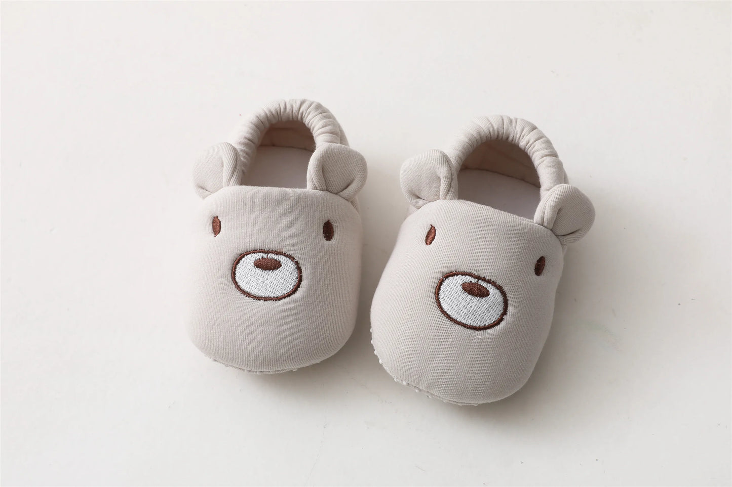 Cartoon Animals Pattern Newborn Socks Shoes Toddler Boys Girls Non-slip Crib First Walkers Winter Baby Soft Slipper Warm Booties