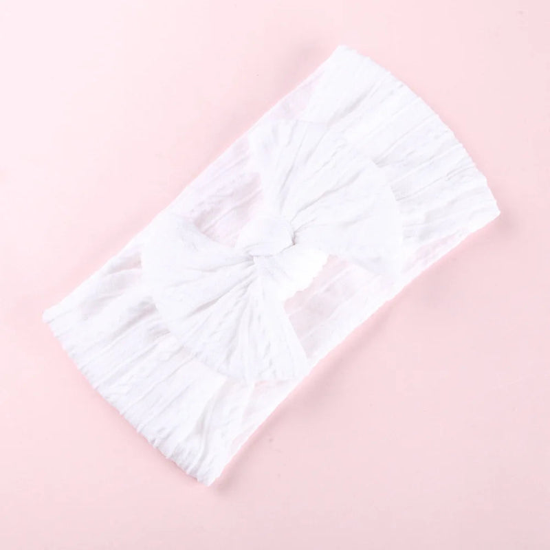 1pcs Bow Baby Head Band for Children Print Baby Headbands Newborn Cable Headband Turban Kids Headwear Baby Hair Accessories Girl