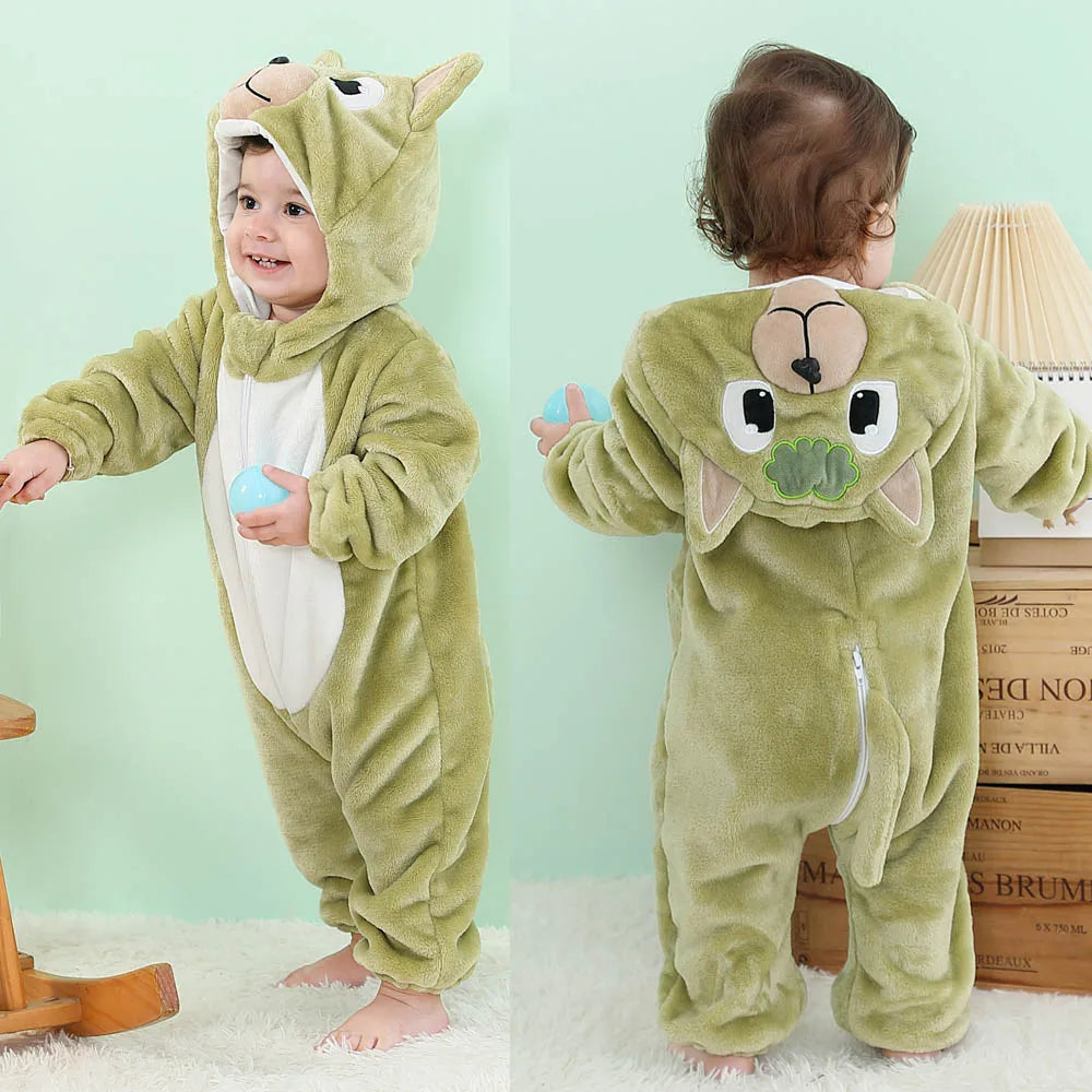 Baby Warm Animal Romper