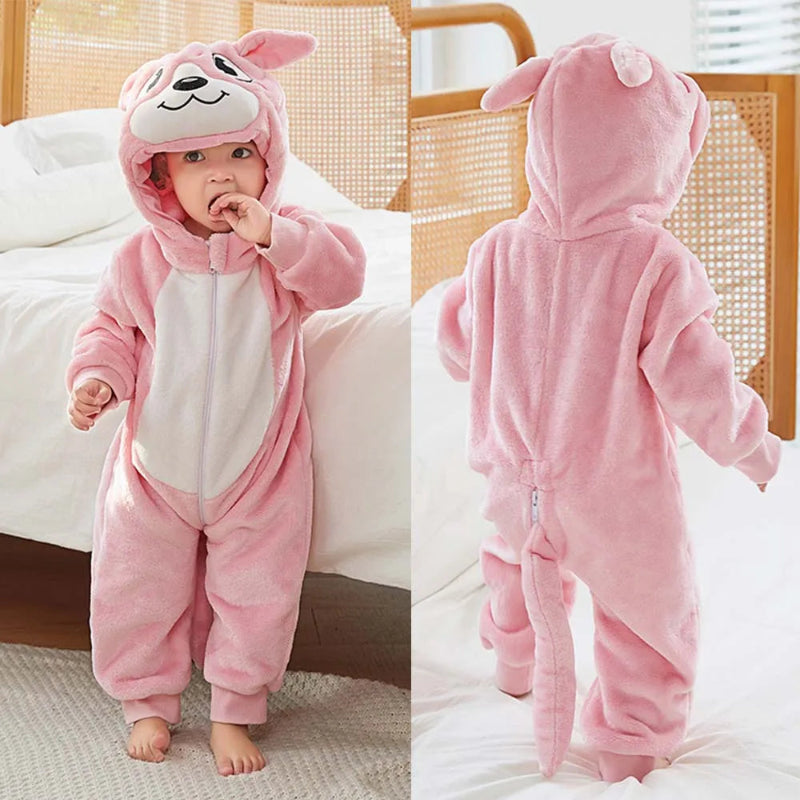 Baby Warm Animal Romper