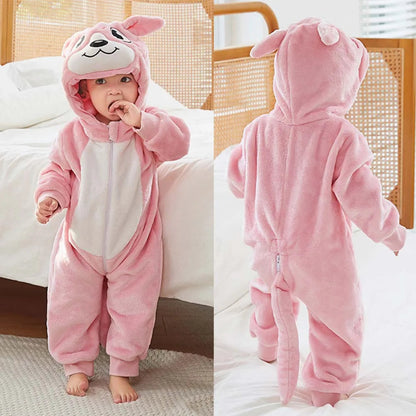 Baby Warm Animal Romper