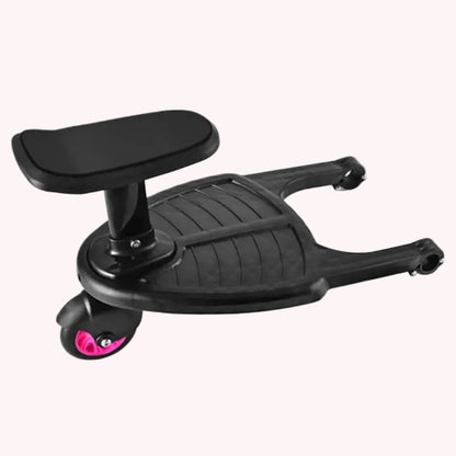 Children Stroller Pedal Adapter Stroller Accessorie Second Children Auxiliary Trailer Twins Scooter Kid Standing Plate with Seat