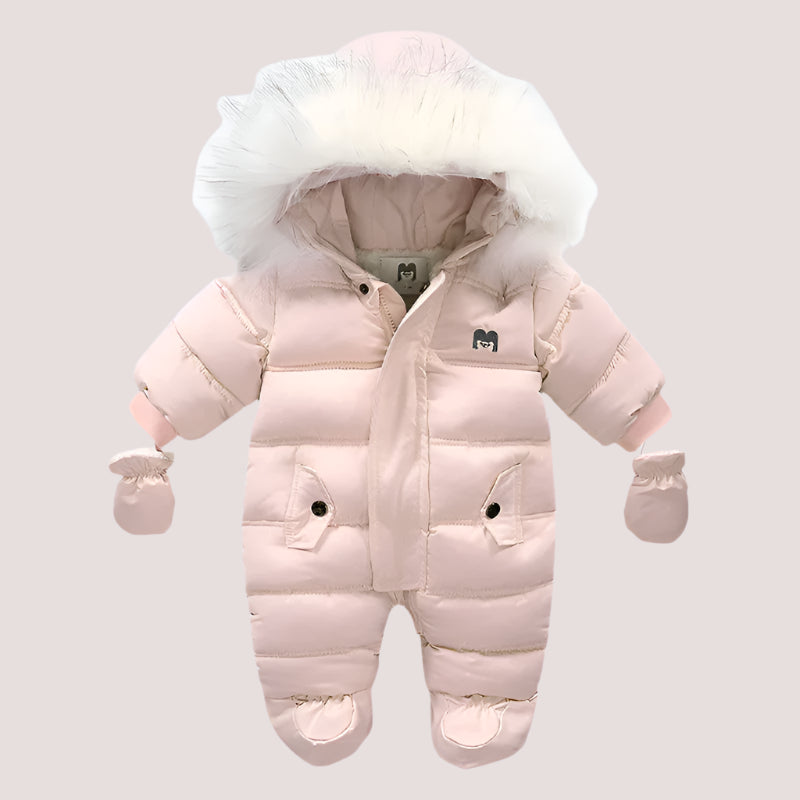 Ircomll Thick Warm Infant Baby Jumpsuit Hooded Inside Fleece Boy Girl Winter Autumn Overalls Children Outerwear Kids Snowsuit