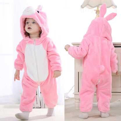 Baby Warm Animal Romper