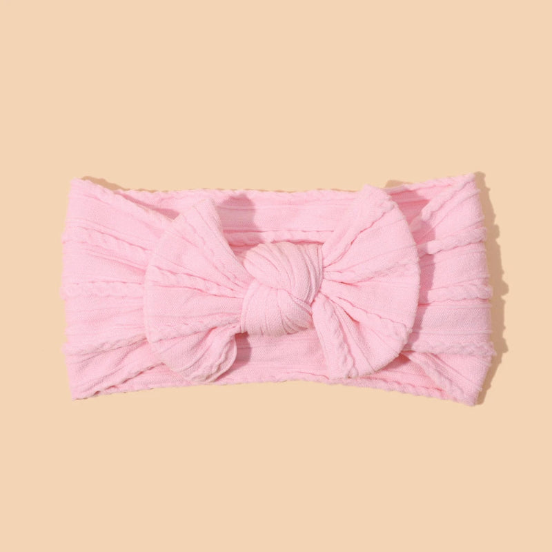 1pcs Bow Baby Head Band for Children Print Baby Headbands Newborn Cable Headband Turban Kids Headwear Baby Hair Accessories Girl
