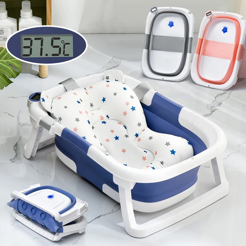 Portable Baby Bathtub Temperature Sensing