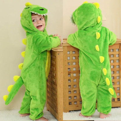 Baby Warm Animal Romper