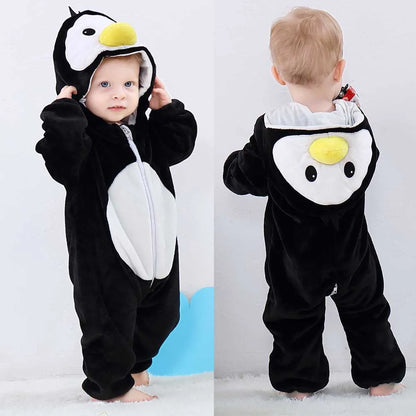 Baby Warm Animal Romper