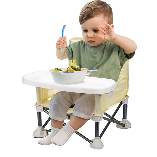 Muiltifunctional Children's Baby Heighten Table Foldable Dining Camping Chair Booster Seat Portable Infant Accessories