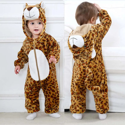 Baby Warm Animal Romper